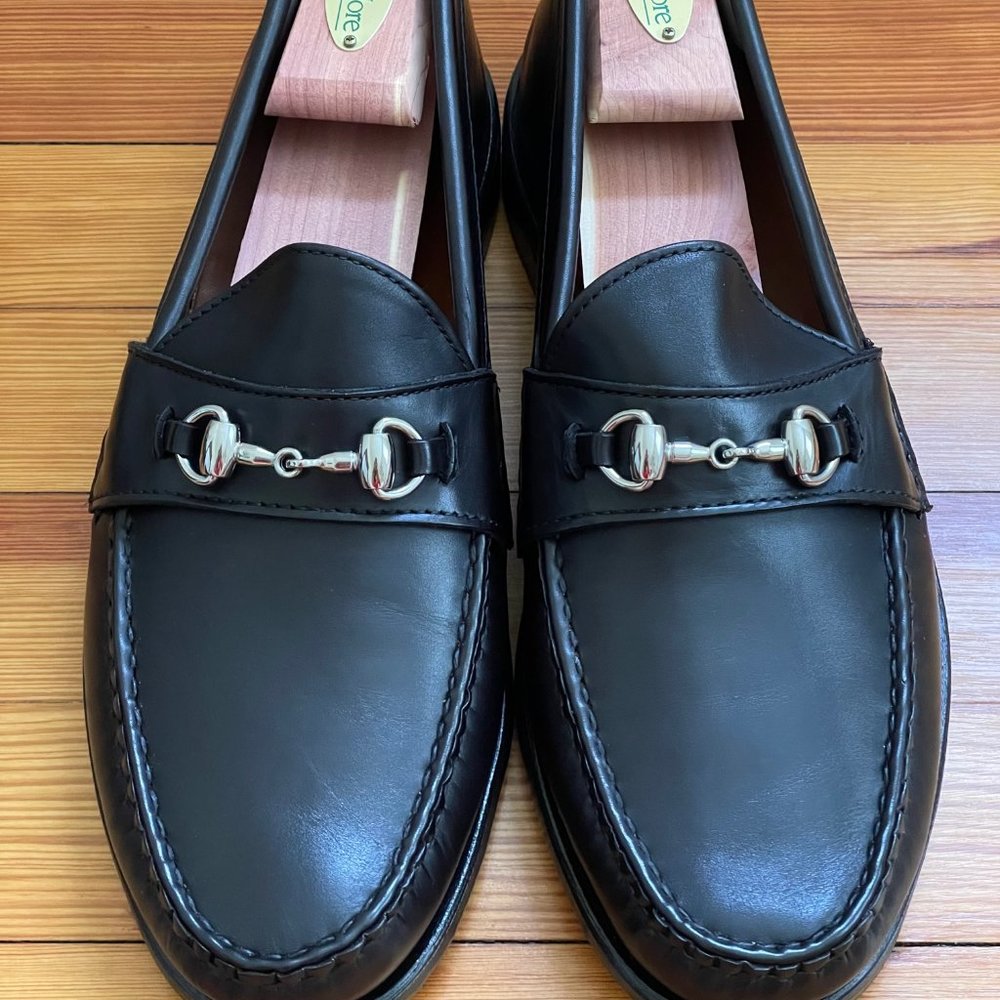 RANCOURT & CO Horsebit Loafers - Black Size 10.5E